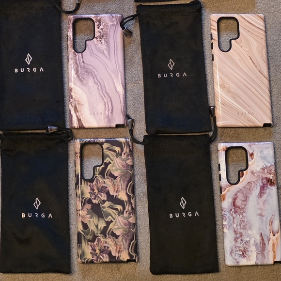Pink and Purple Marble Phone Case